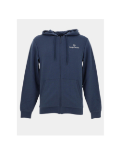 Sweat à capuche zippé cipresso bleu homme - Sergio Tacchini