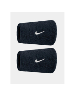 Paire de poignets éponge doublewide swoosh classic noir  - Nike
