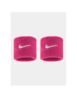 Paire de poignets éponge swoosh classic rose - Nike
