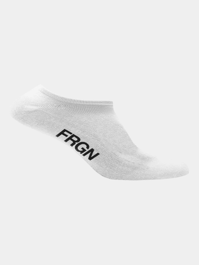 Pack de 3 paires de chaussettes courtes blanc homme - Freegun