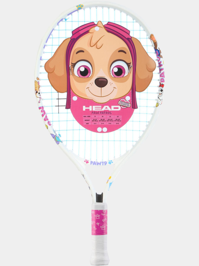 Raquette de tennis paw 19 pat patrouille blanc enfant - Head