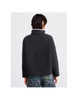 Polaire sherpa courte semi-boutonnée noir femme - Columbia