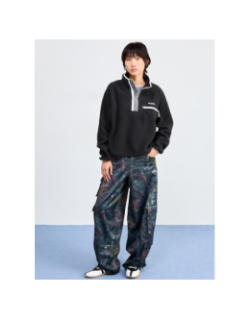 Polaire sherpa courte semi-boutonnée noir femme - Columbia