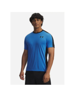 T-shirt de sport logo heatgear bleu homme - Under Armour