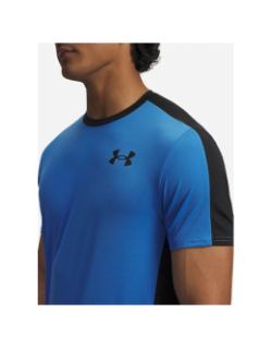 T-shirt de sport logo heatgear bleu homme - Under Armour