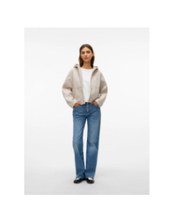 Manteau court fortunerome beige femme - Vero Moda