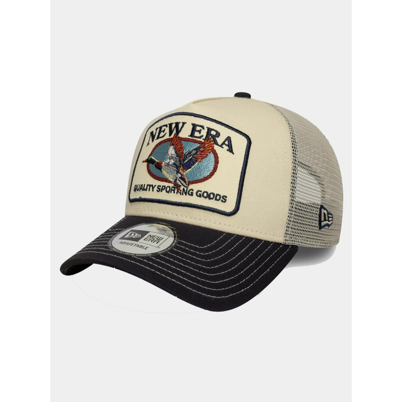 Casquette trucker animal patch beige homme - New Era