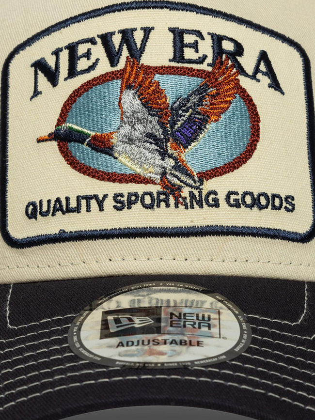 Casquette trucker animal patch beige homme - New Era