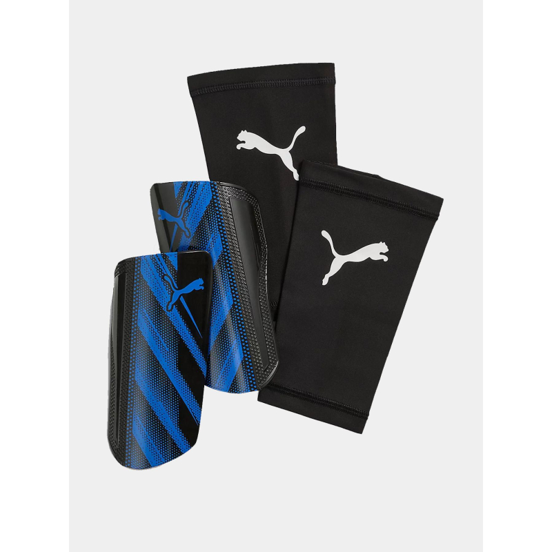 Protège-tibias sans chevillière attacanto sleeve bleu - Puma