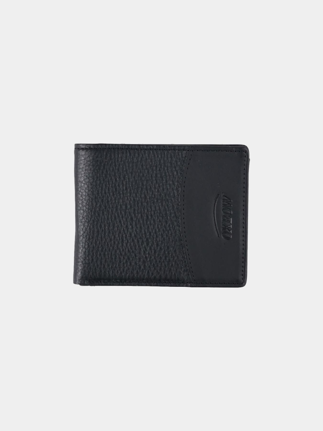Portefeuille en cuir à deux volets opposed noir homme - Oxbow