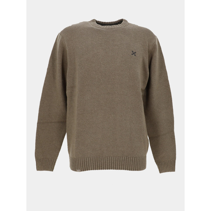 Pull col rond staple vert homme - Oxbow
