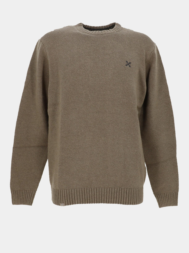 Pull col rond staple vert homme - Oxbow