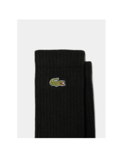 Pack de 3 paires de chaussettes hautes noir - Lacoste
