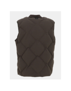 Doudoune sans manches robertino marron homme - Izac