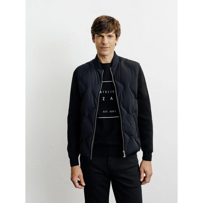 Doudoune sans manches robertino noir homme - Izac