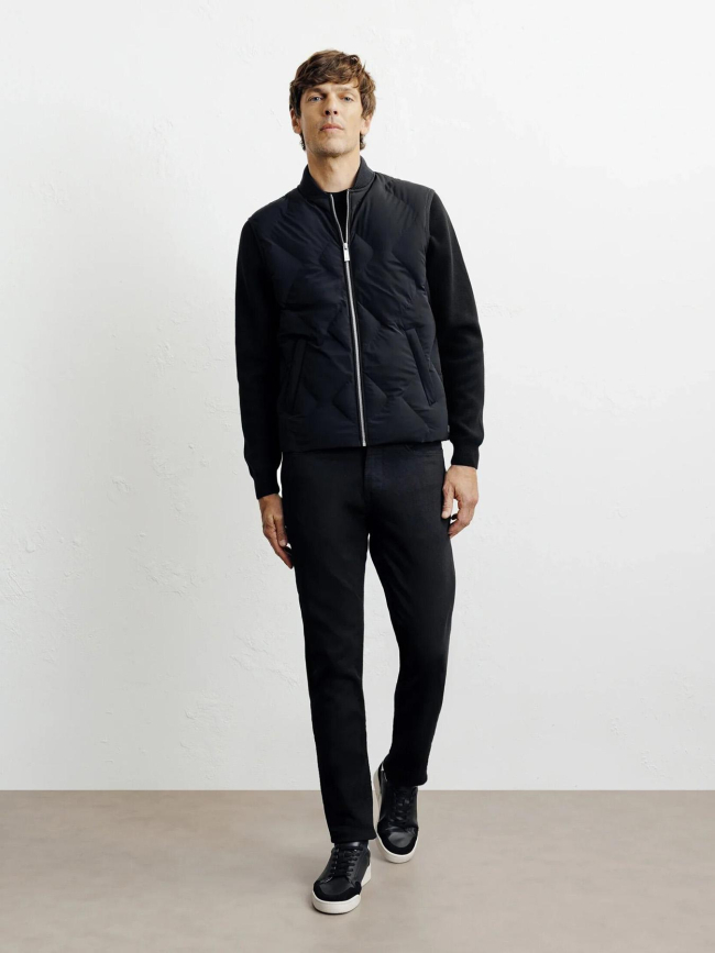 Doudoune sans manches robertino noir homme - Izac