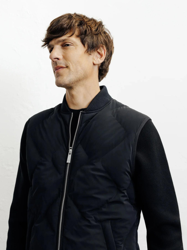 Doudoune sans manches robertino noir homme - Izac