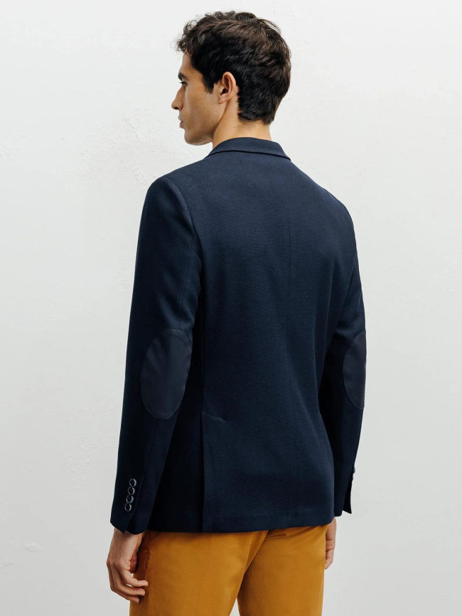 Veste blazer dice bleu marine homme - Izac