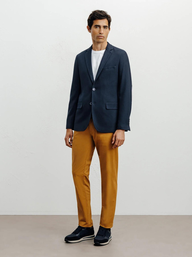 Veste blazer dice bleu marine homme - Izac