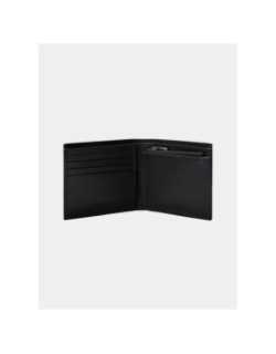 Portefeuille à deux volets en cuir saffiano noir homme - Calvin Klein