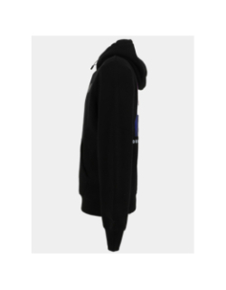 Sweat à capuche square noir homme - Helvetica