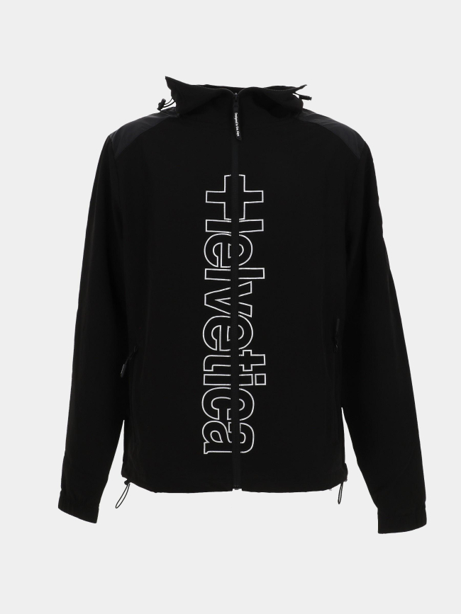 Veste à capuche wembley noir homme - Helvetica