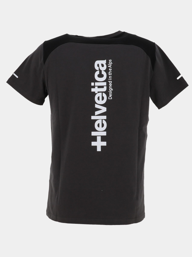 T-shirt swindon gris foncé homme - Helvetica