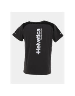 T-shirt swindon gris foncé homme - Helvetica
