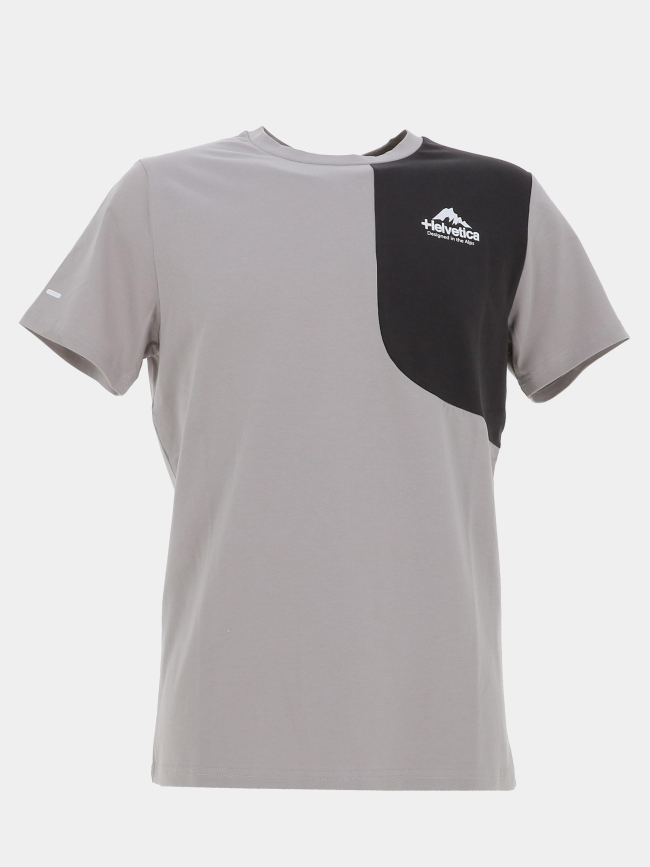 T-shirt swindon rock gris homme - Helvetica