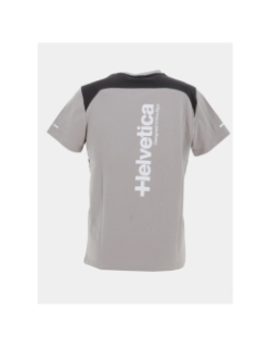 T-shirt swindon rock gris homme - Helvetica
