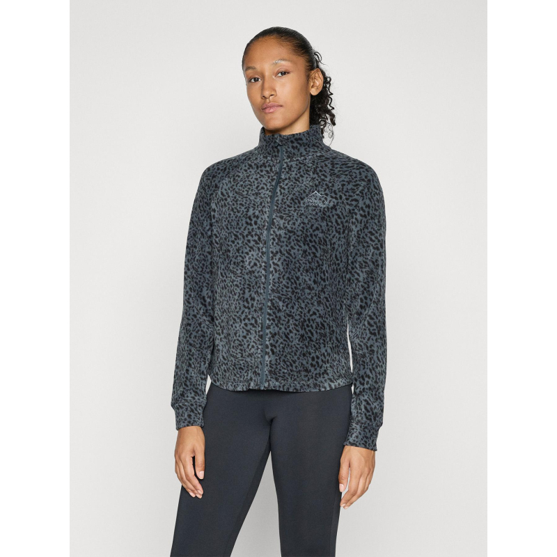 Veste polaire imprimée pino gris femme - Only Play