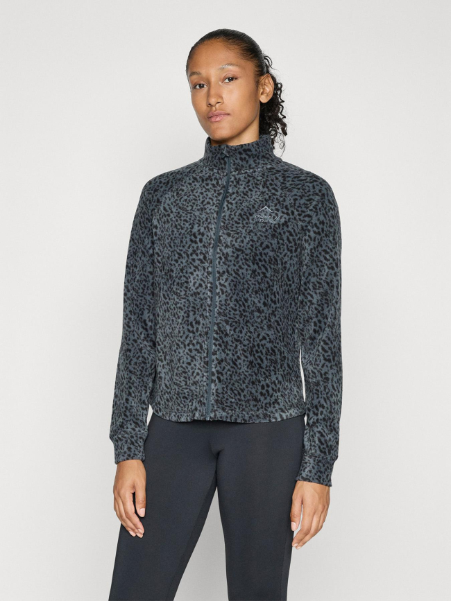 Veste polaire imprimée pino gris femme - Only Play