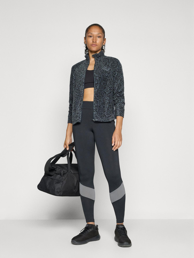 Veste polaire imprimée pino gris femme - Only Play