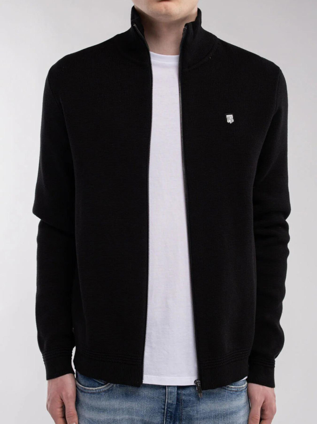 Gilet zippé ettore noir homme - Teddy Smith