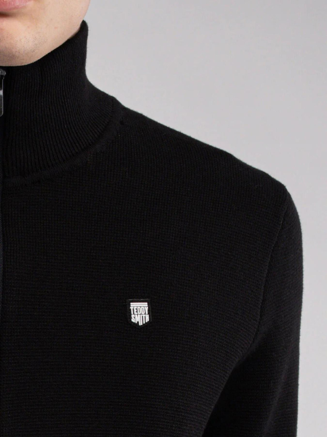 Gilet zippé ettore noir homme - Teddy Smith