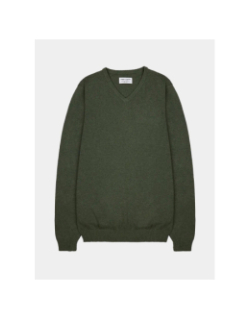 Pull col v pulser 3 kaki homme - Teddy Smith