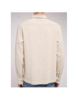 Chemise flanelle c-canyon beige homme - Teddy Smith