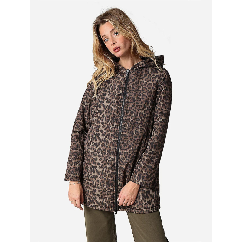 Doudoune réversible kalaa marron noir femme - Deeluxe