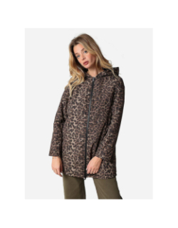 Doudoune réversible kalaa marron noir femme - Deeluxe