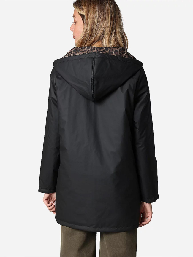 Doudoune réversible kalaa marron noir femme - Deeluxe