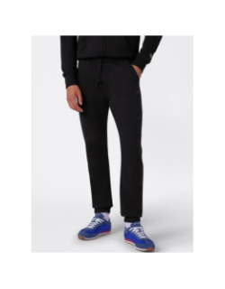 Pantalon jogging à logo brodé vertical noir homme - Champion