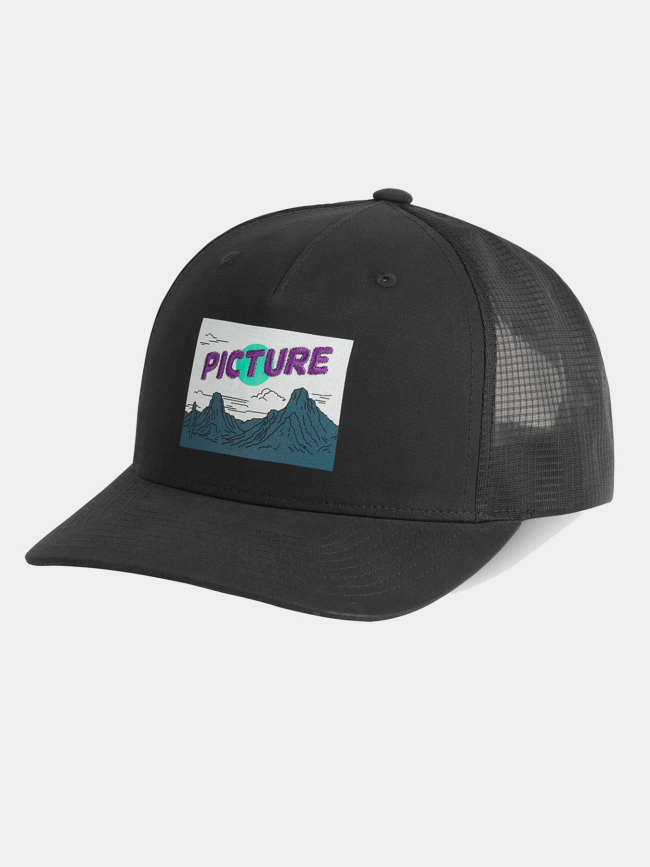 Casquette trucker kuldo noir homme - Picture