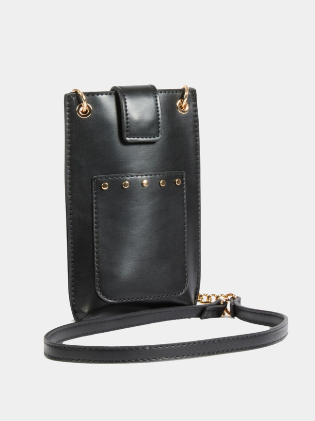 Pochette téléphone à clous clotel noir femme - Morgan