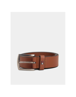Ceinture en cuir denton à drapeau marron homme - Tommy Hilfiger