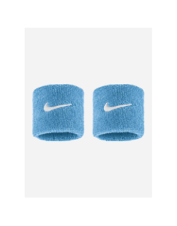 Paire de poignets éponge swoosh classic bleu - Nike