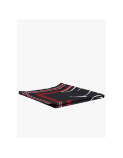 Foulard carré héritage noir et rouge femme - Tommy Hilfiger