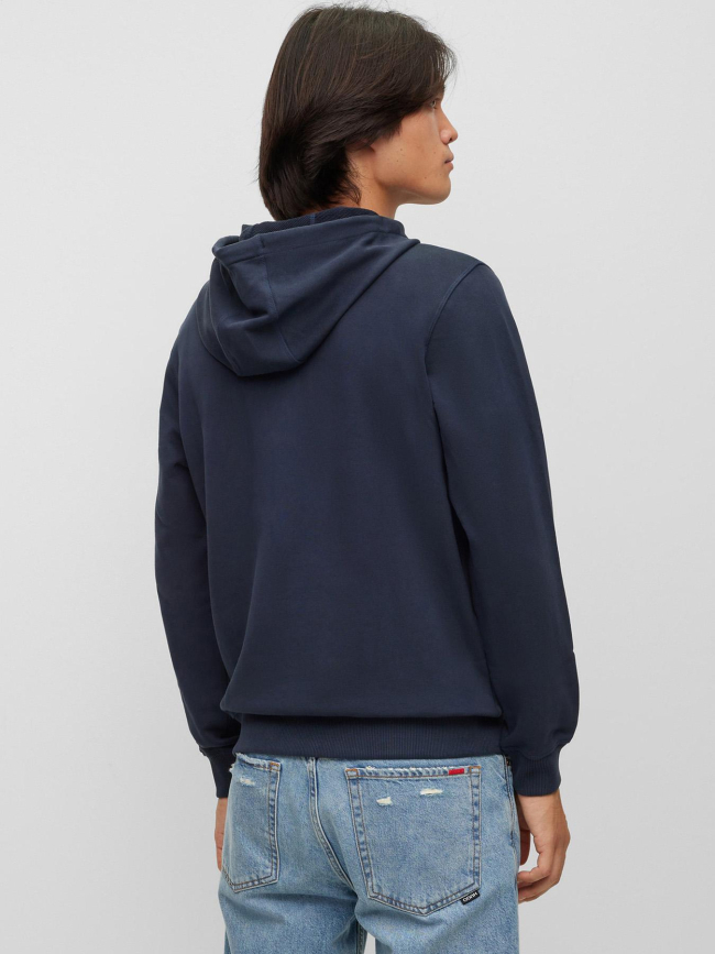 Sweat à capuche daratschi bleu marine homme - Hugo