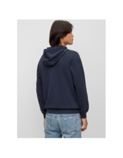 Sweat à capuche daratschi bleu marine homme - Hugo