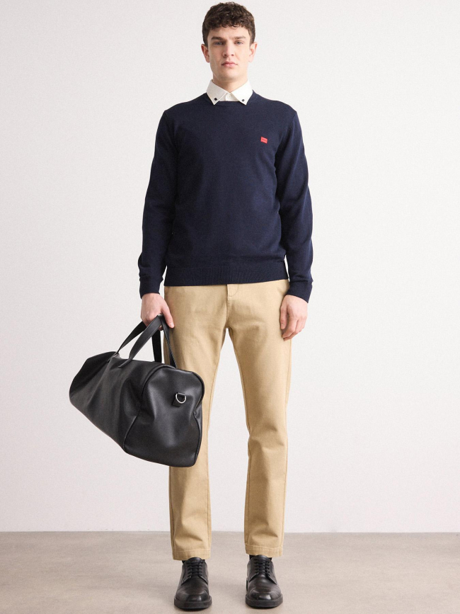 Pull fin san cassius c1 bleu marine homme - Hugo