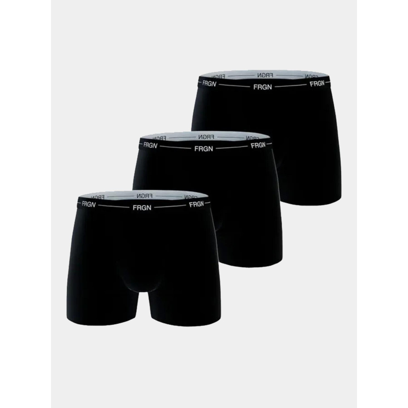 Pack de 3 boxers en coton noir homme - Freegun